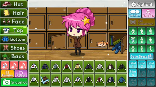 اسکرین شات 4 بازی School Pretty Girl : dress up game