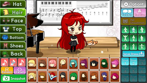 اسکرین شات 2 بازی School Pretty Girl : dress up game