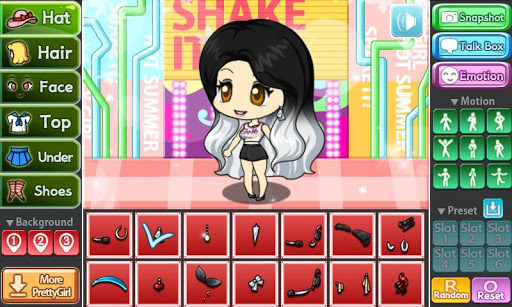 اسکرین شات 1 بازی Shake it Pretty Girl