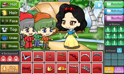 اسکرین شات 1 بازی Pretty Girl`s Snow White style