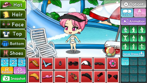 اسکرین شات 1 بازی Water Park Pretty Girl : dress up game