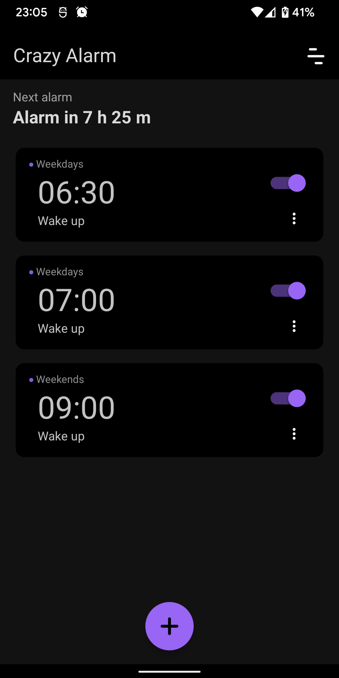 اسکرین شات 6 برنامه Crazy Alarm Clock - loud alarm