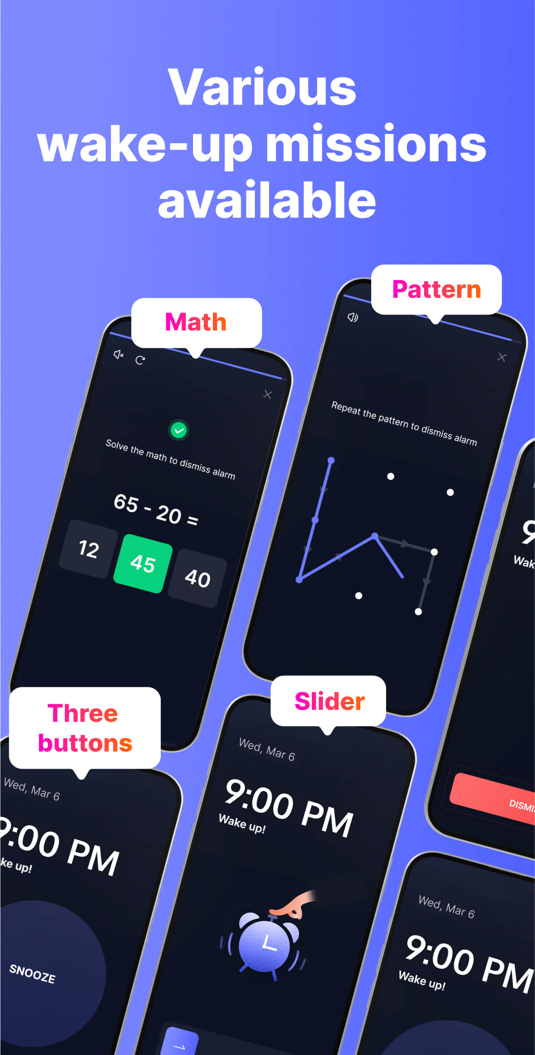 اسکرین شات 6 برنامه Alarm Clock: Alarm App & Sleep