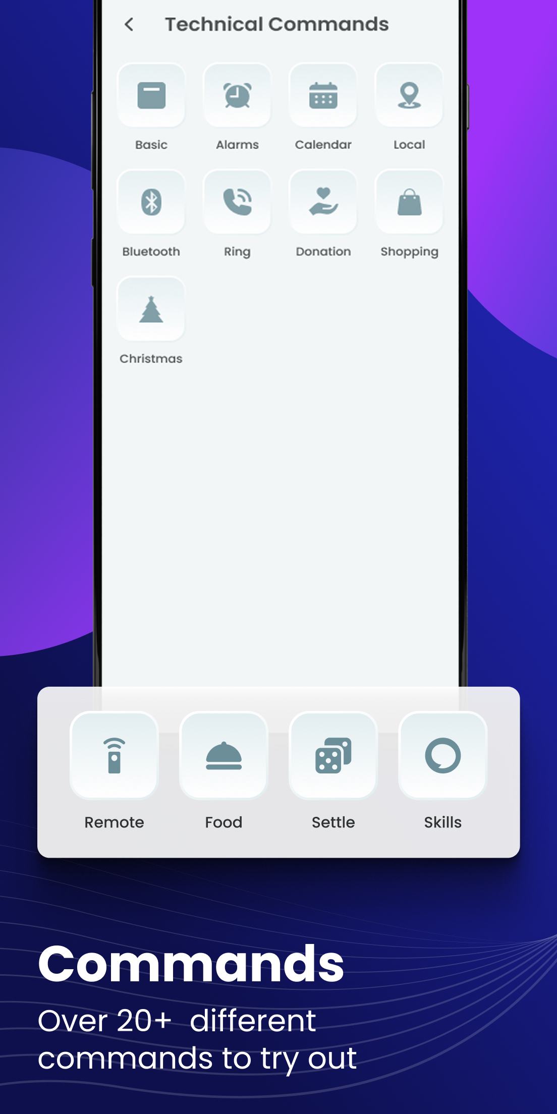 اسکرین شات 3 برنامه Voice Commands Assistant App