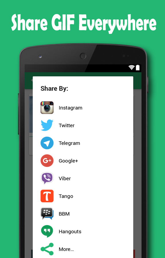 اسکرین شات 4 برنامه GIFs: Share Animated Fun