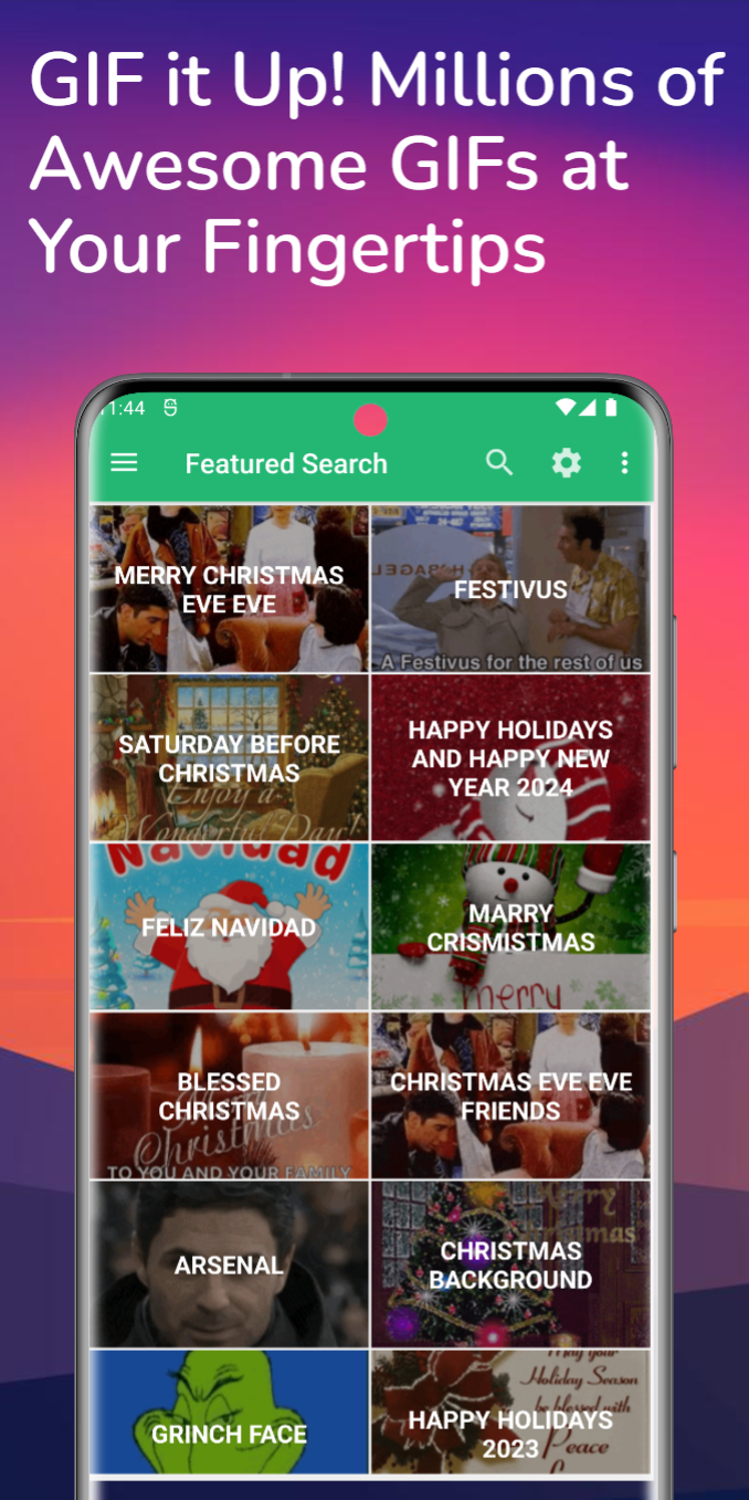 اسکرین شات 3 برنامه GIFs: Share Animated Fun