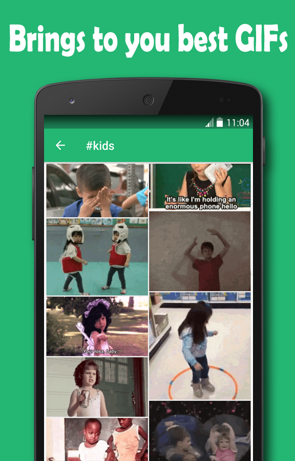 اسکرین شات 1 برنامه GIFs: Share Animated Fun