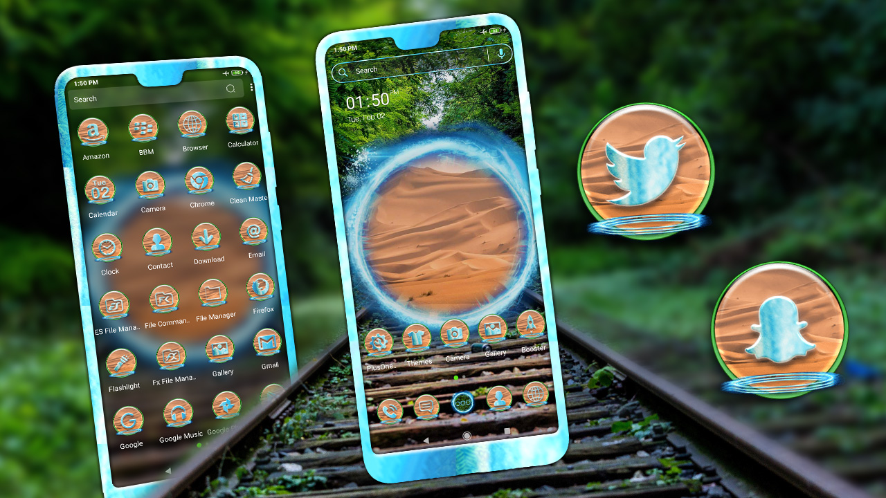 اسکرین شات 1 برنامه Strange Window Launcher Theme