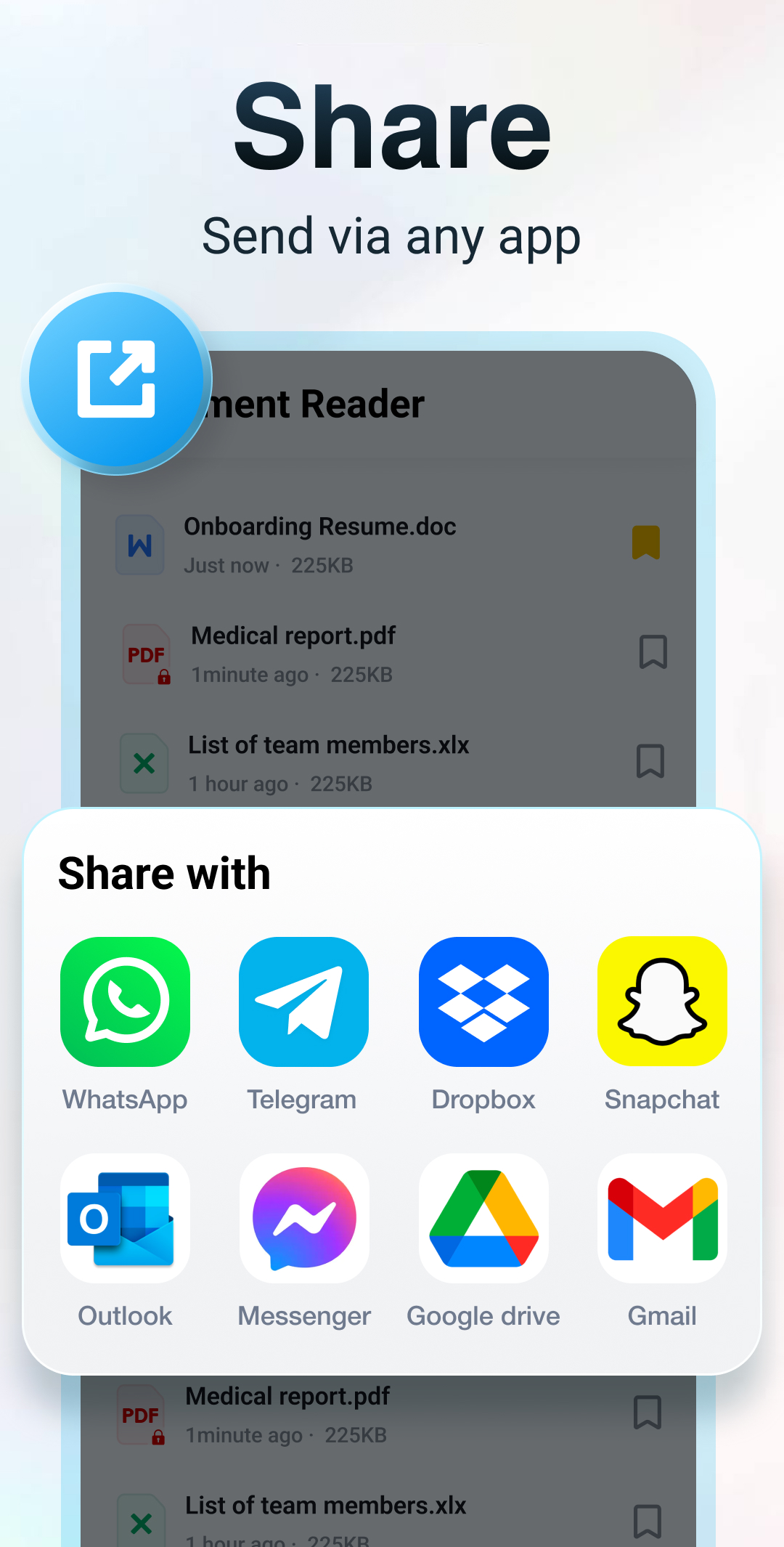 اسکرین شات 7 برنامه Document Reader & PDF Editor