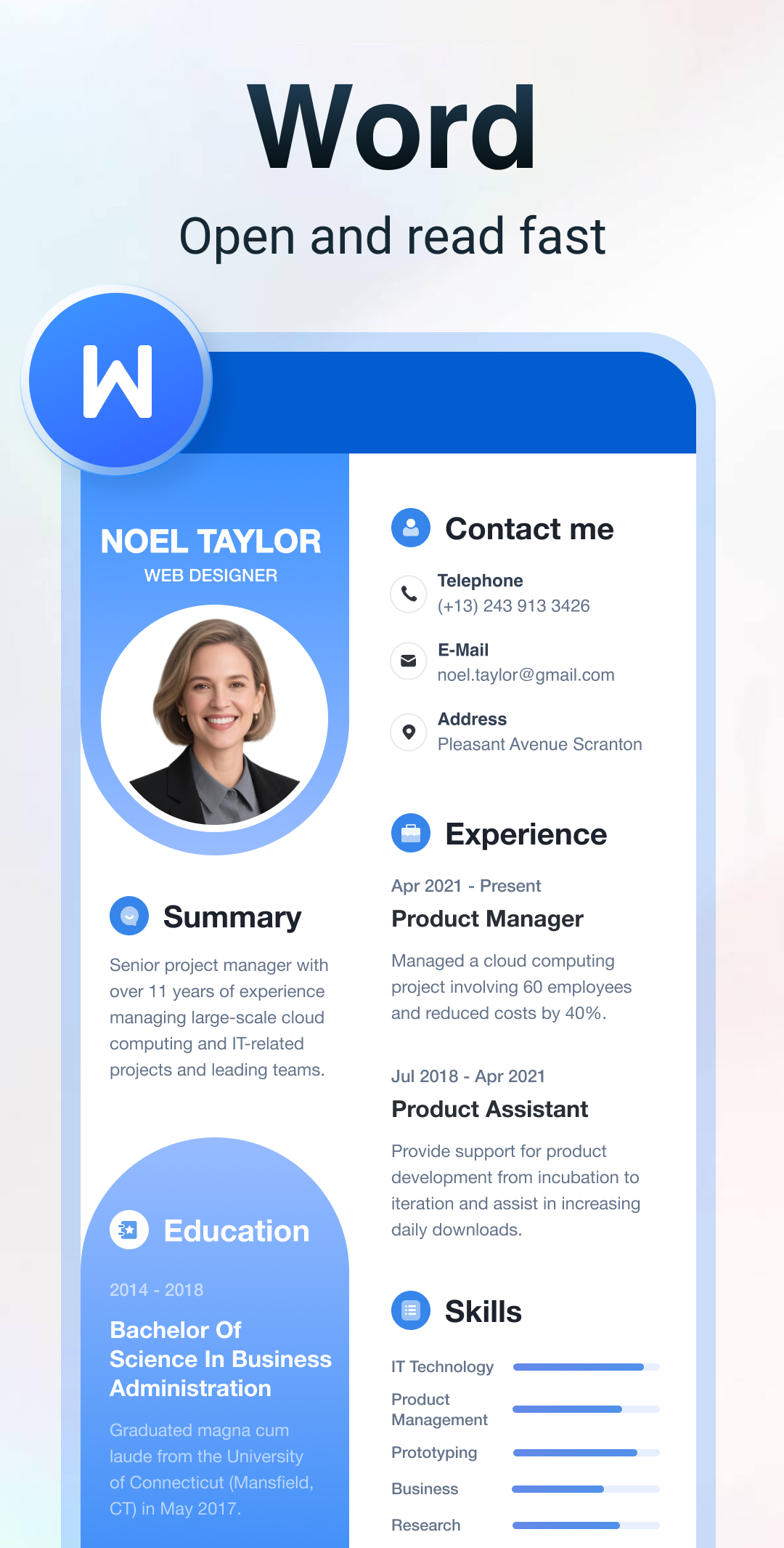 اسکرین شات 3 برنامه Document Reader & PDF Editor