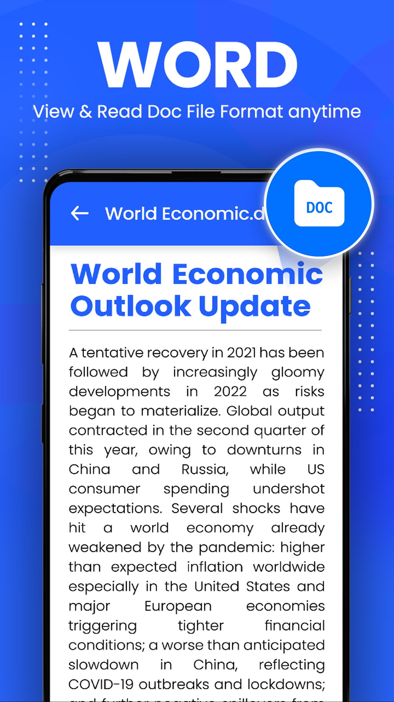 اسکرین شات 4 برنامه All Documents Reader & Viewer