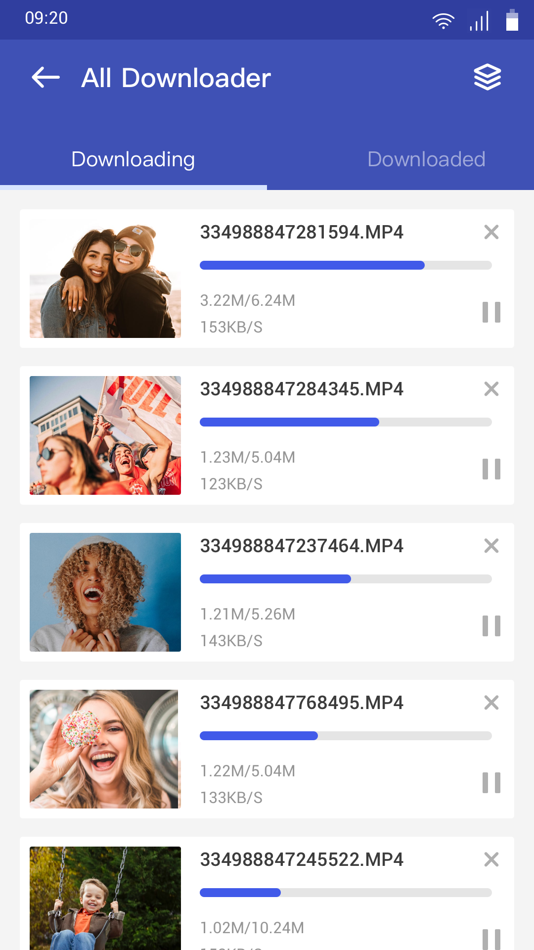 اسکرین شات 5 برنامه Video Downloader for All