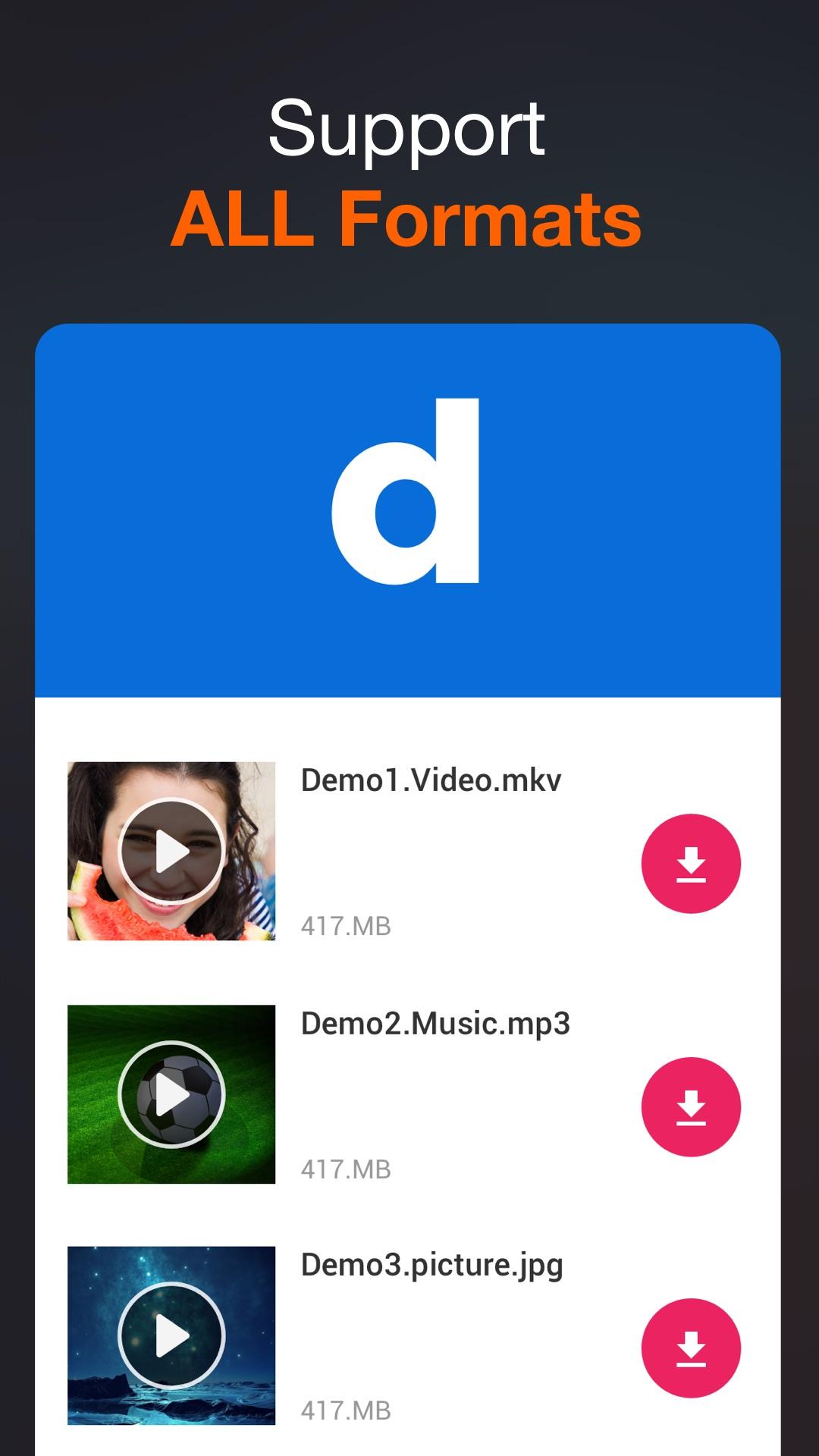 اسکرین شات 4 برنامه All Video Downloader - V