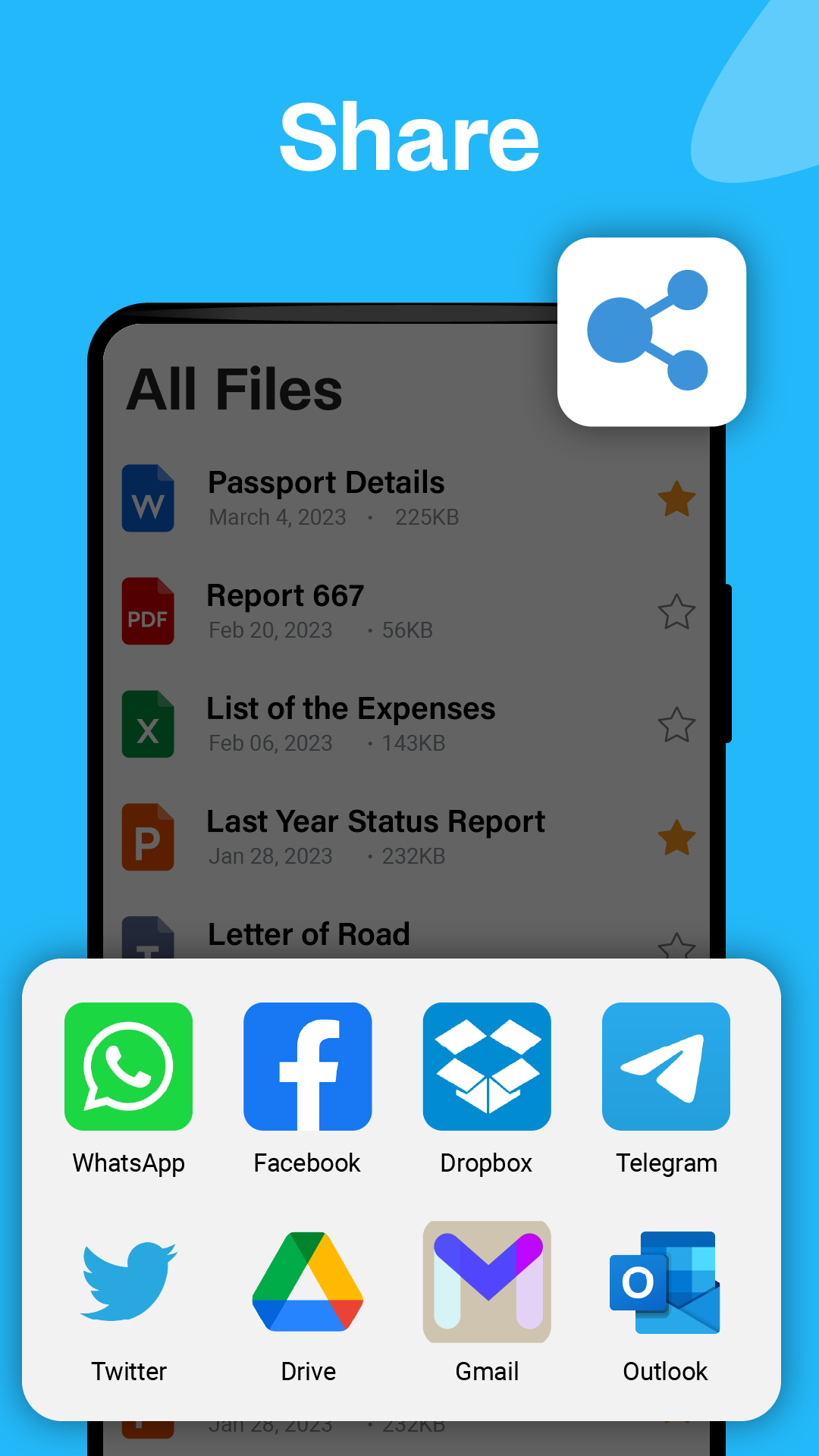 اسکرین شات 6 برنامه Document Reader - PDF Viewer