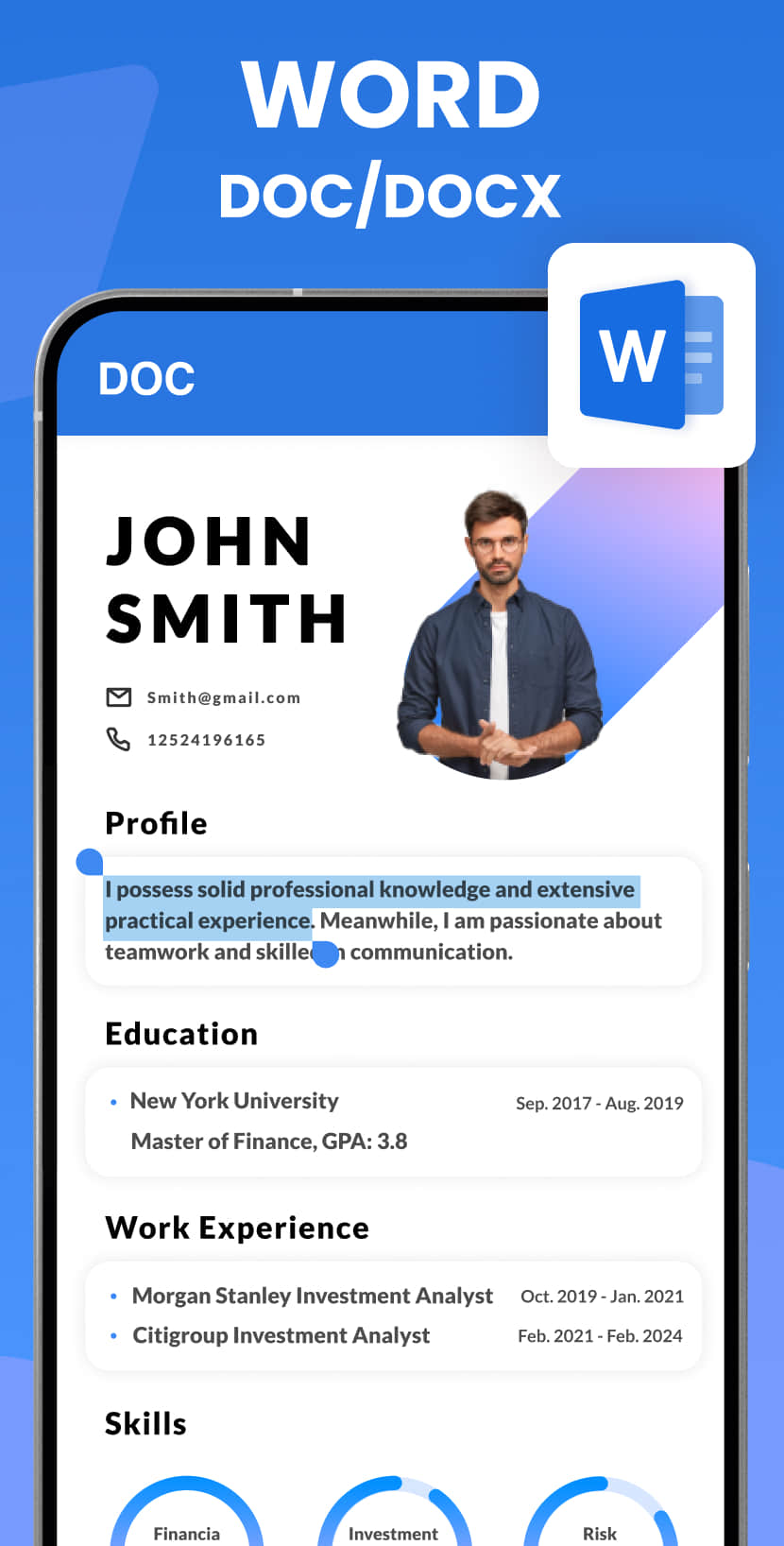 اسکرین شات 3 برنامه Document Reader - PDF Editor