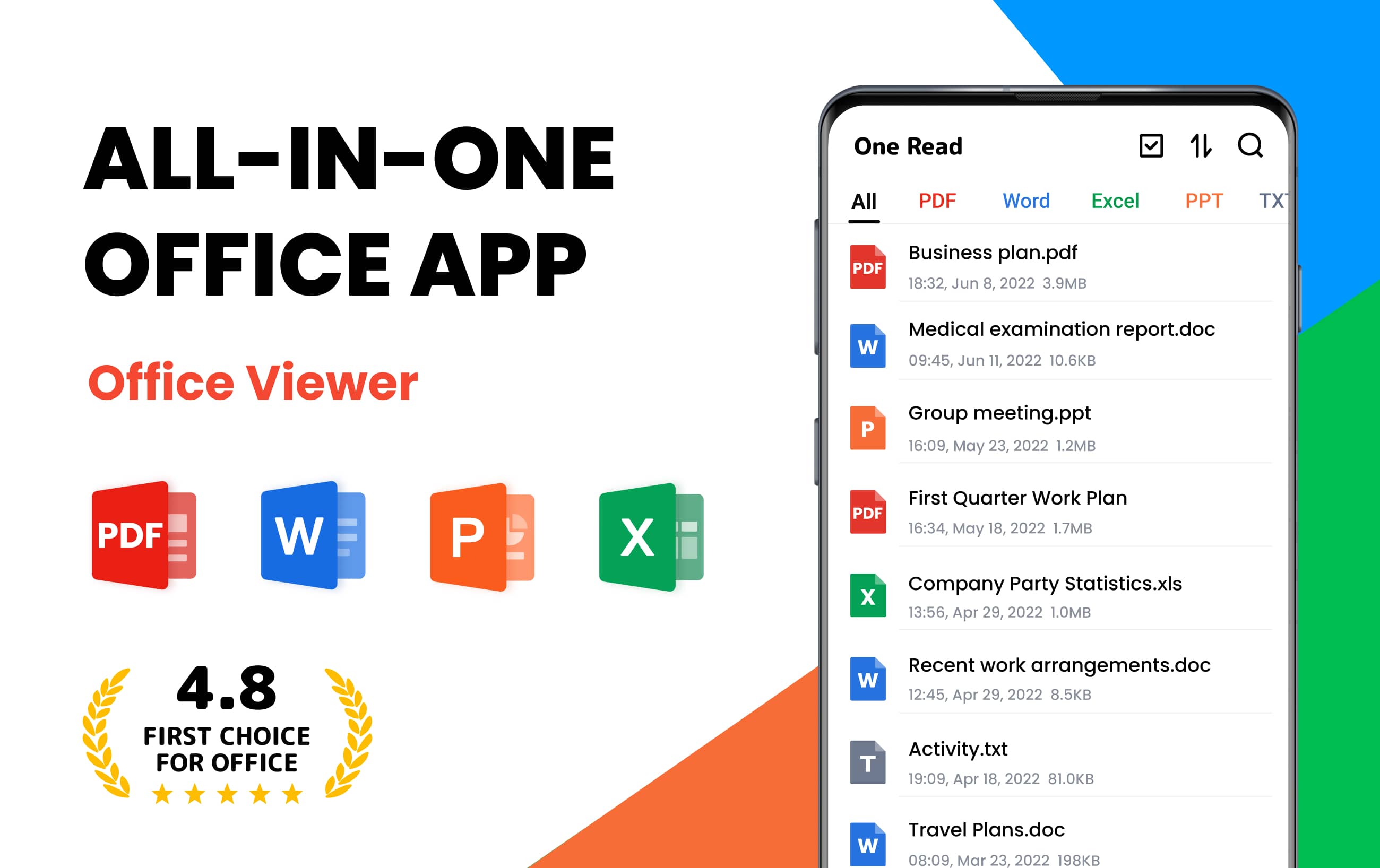 اسکرین شات برنامه Document Reader - PDF Editor 1