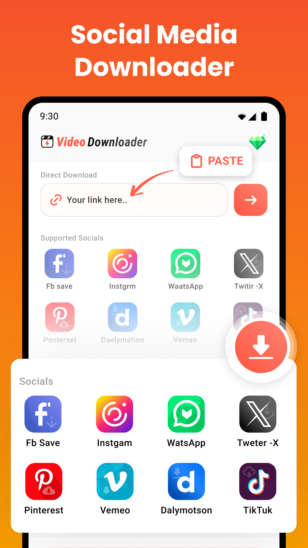 اسکرین شات 7 برنامه All video downloader and saver