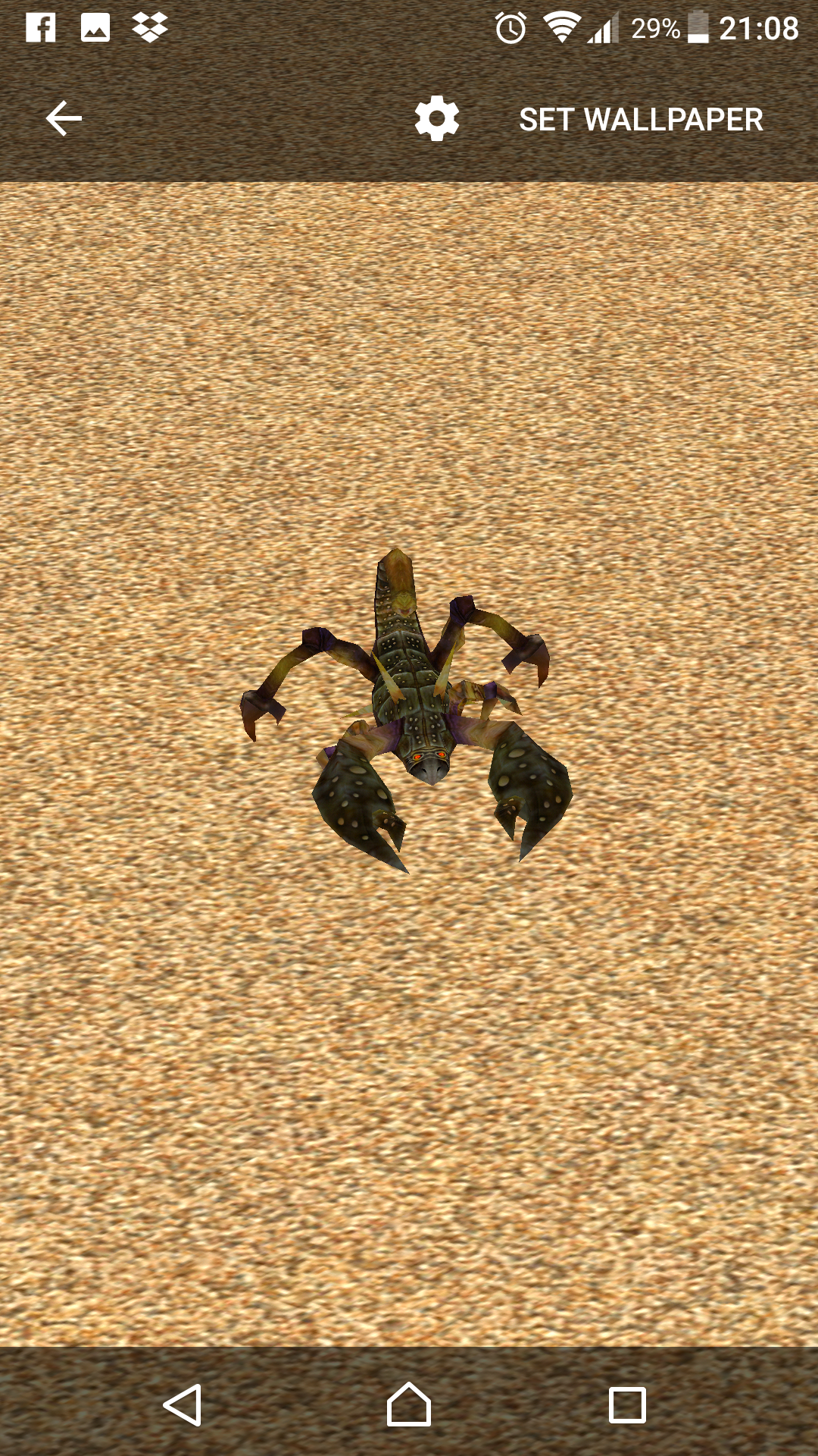 اسکرین شات 1 برنامه Scorpion 3D