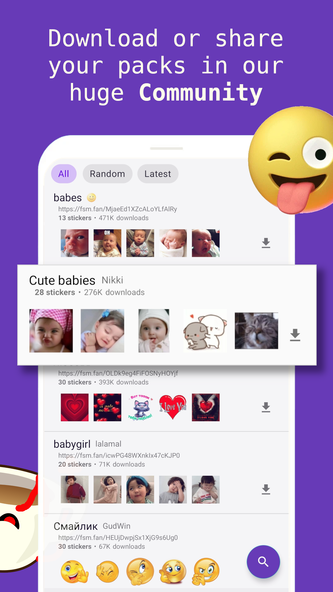 اسکرین شات 7 برنامه Animated Sticker Maker (FSM)
