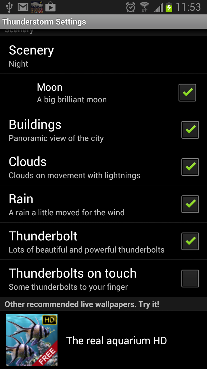 اسکرین شات 7 برنامه Thunderstorm Chicago - LWP