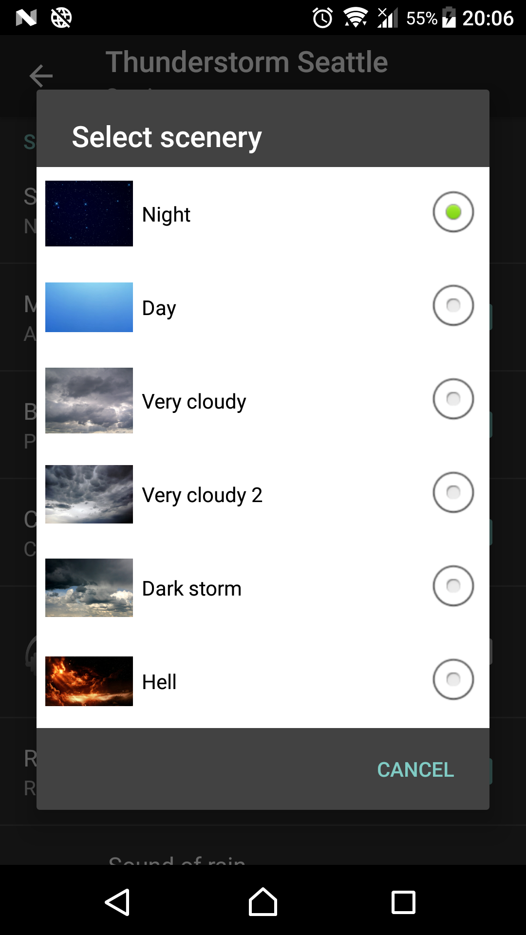اسکرین شات 8 برنامه Thunderstorm Seattle - LWP