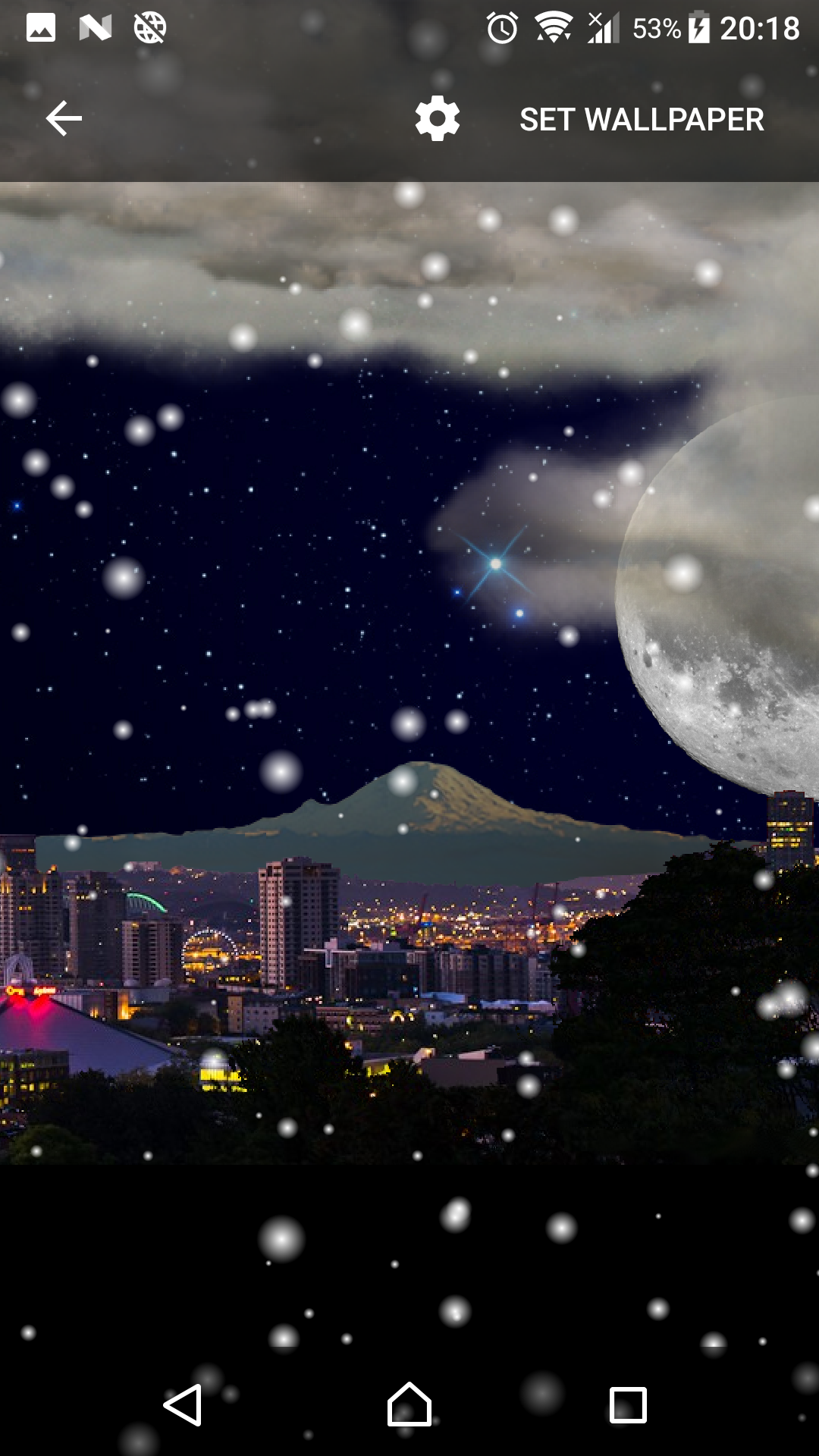 اسکرین شات 7 برنامه Thunderstorm Seattle - LWP