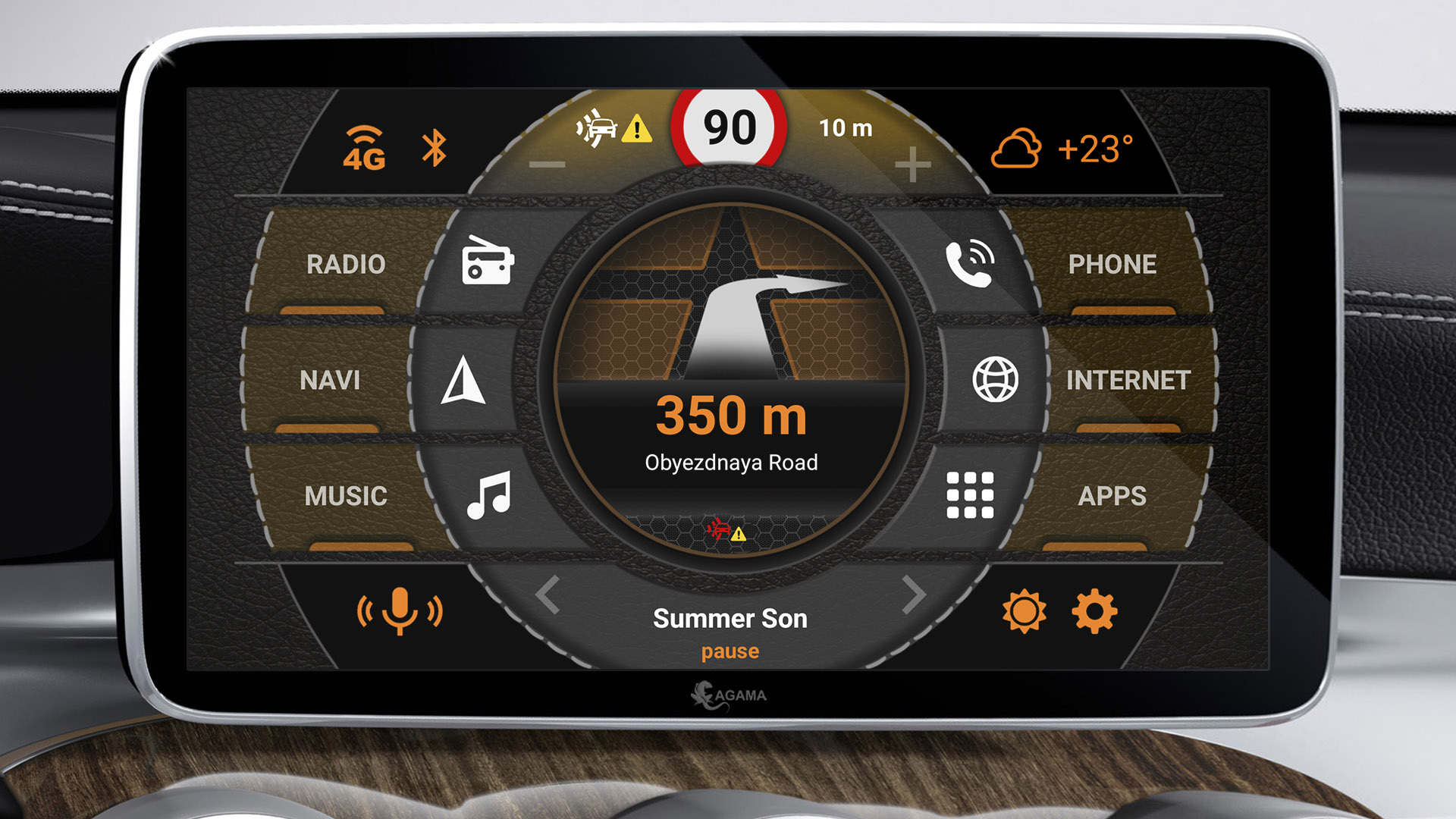 اسکرین شات 4 برنامه AGAMA Car Launcher