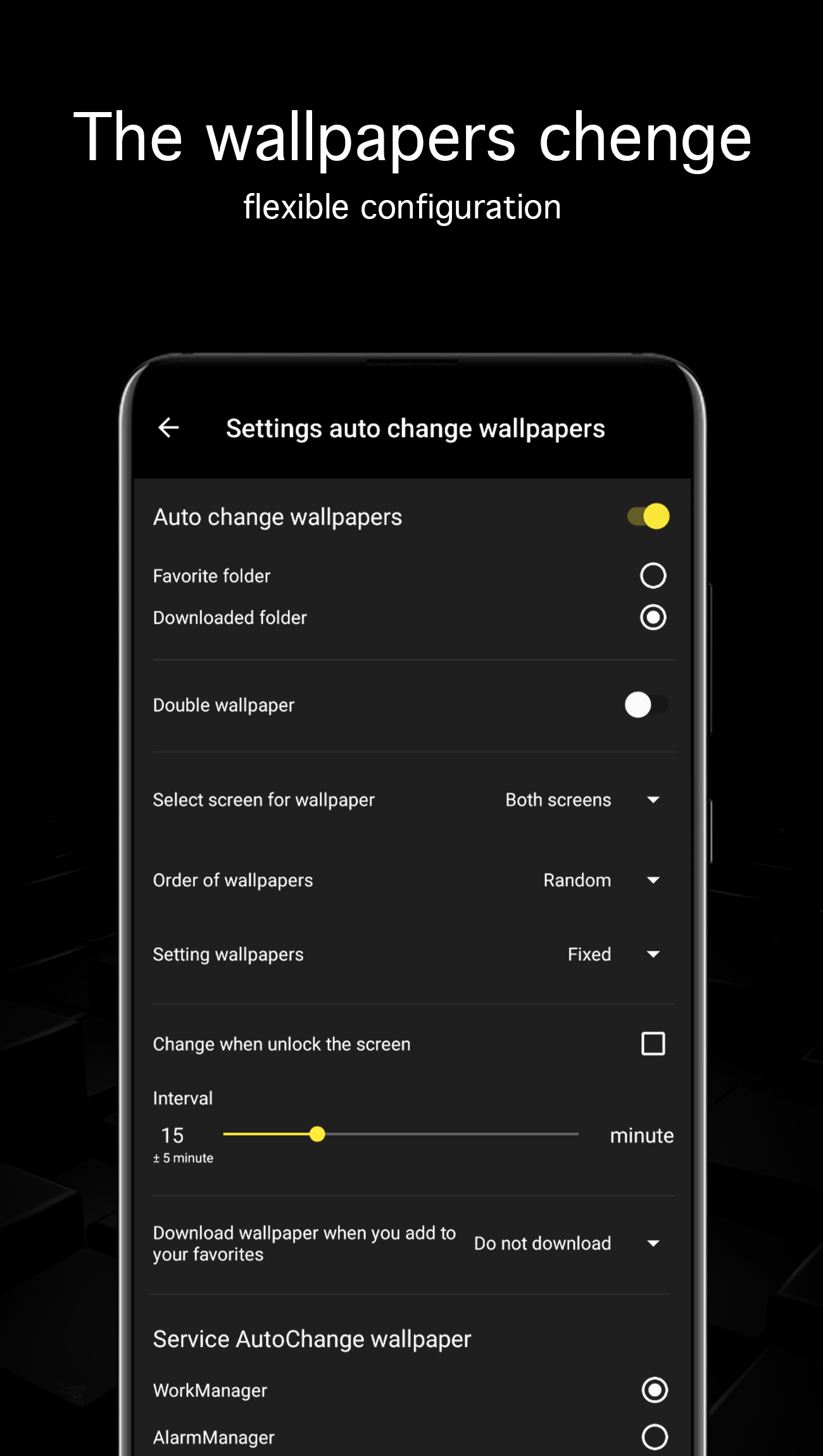اسکرین شات 5 برنامه AMOLED Wallpapers 4K (OLED)