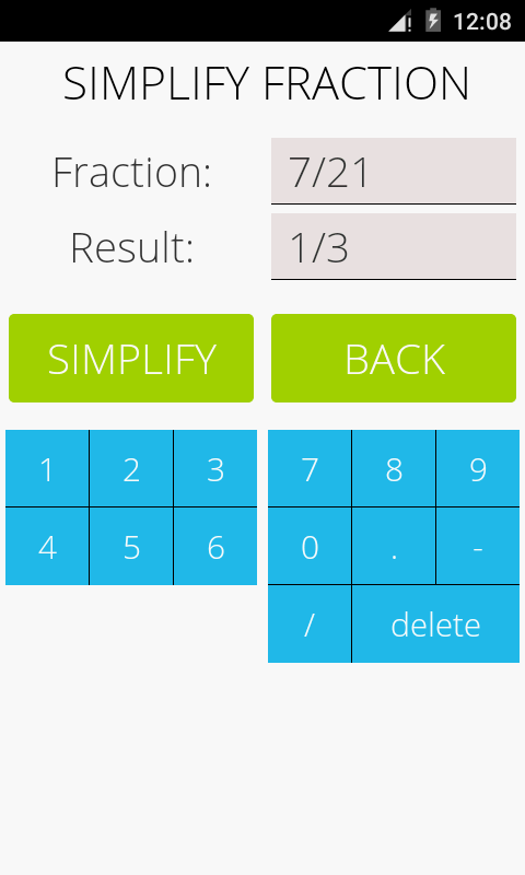 اسکرین شات 4 برنامه Fractions Math