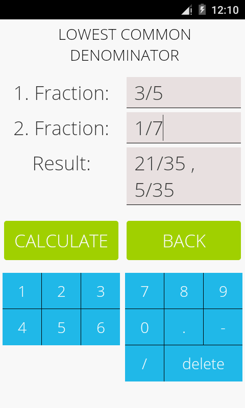 اسکرین شات 7 برنامه Fractions Math
