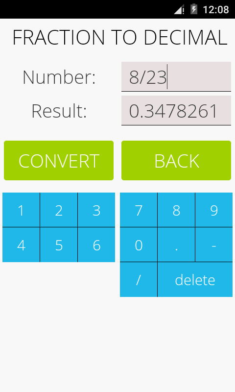 اسکرین شات 3 برنامه Fractions Math