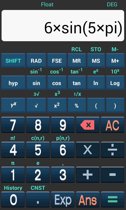 اسکرین شات 2 برنامه Math Calculator