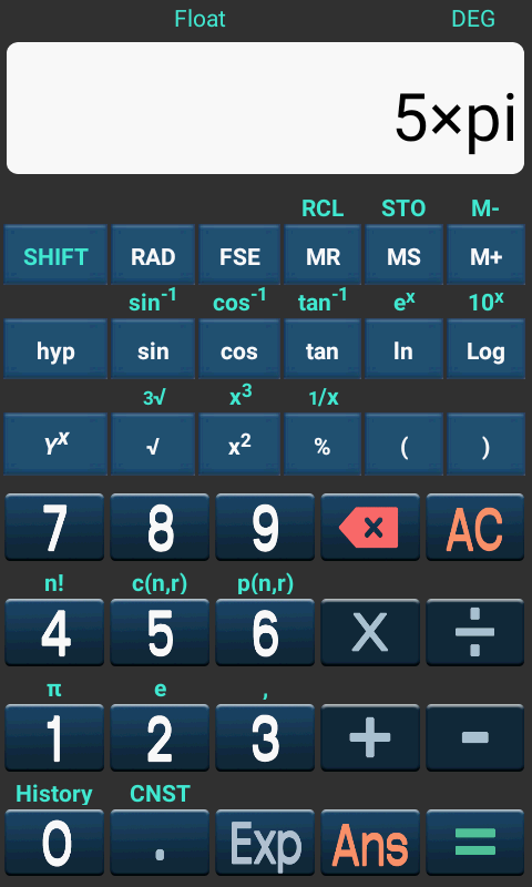 اسکرین شات 4 برنامه Math Calculator