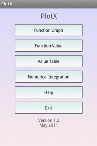 اسکرین شات 1 برنامه Function Graph Plotter
