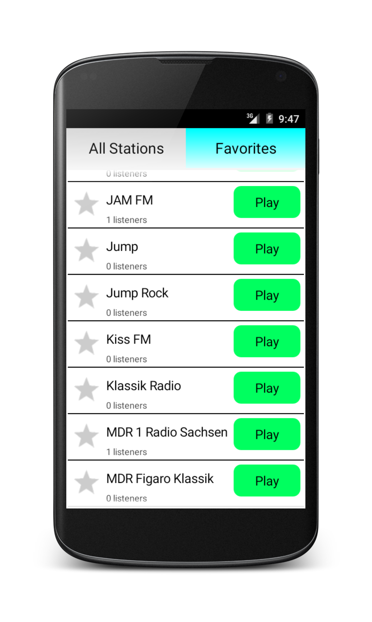 اسکرین شات 4 برنامه German Radio Online