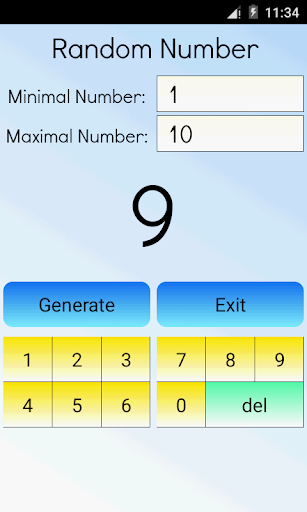 اسکرین شات 2 برنامه Random Number Calculator