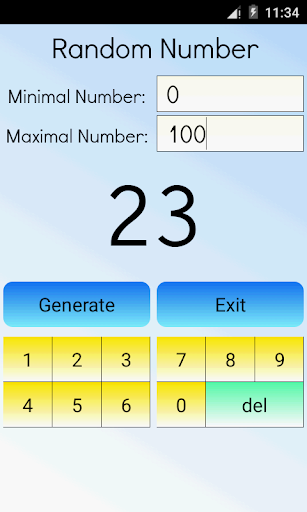 اسکرین شات 4 برنامه Random Number Calculator