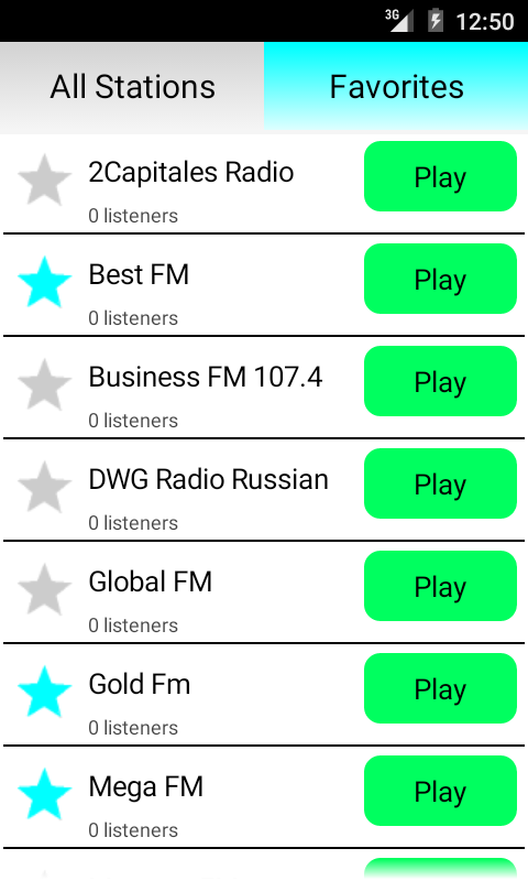 اسکرین شات 1 برنامه Russian Radio Online