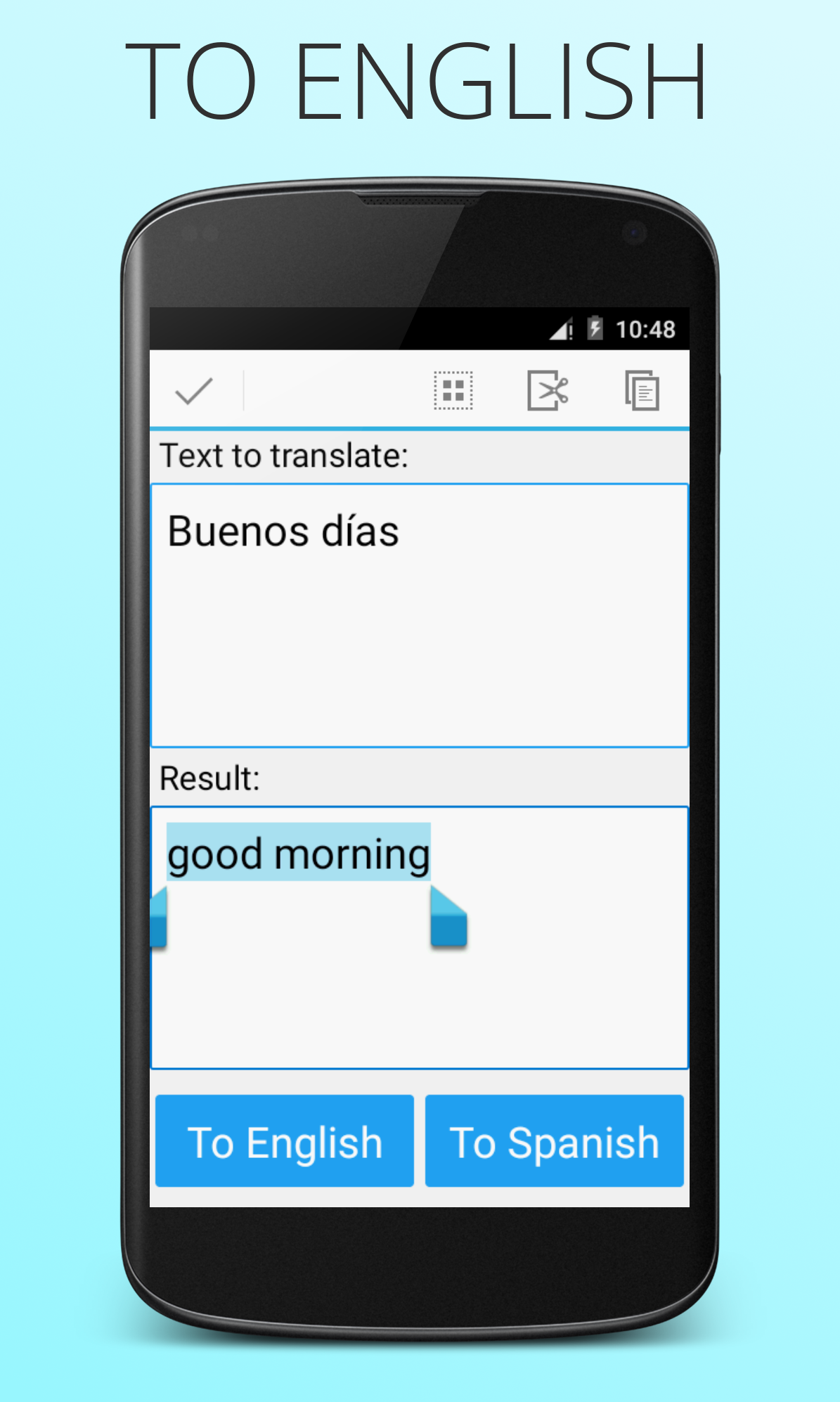 اسکرین شات 2 برنامه Spanish English Translator