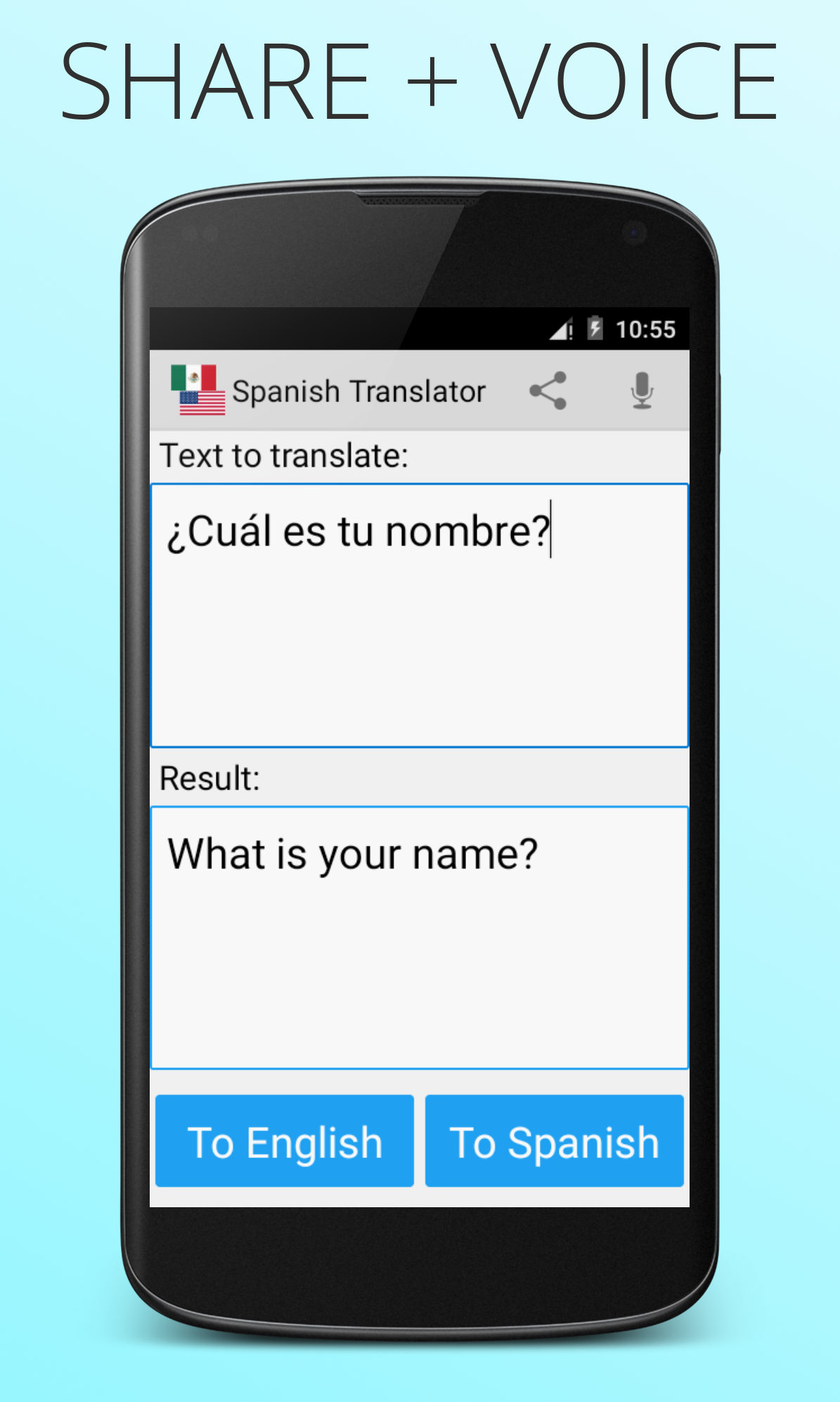 اسکرین شات 4 برنامه Spanish English Translator