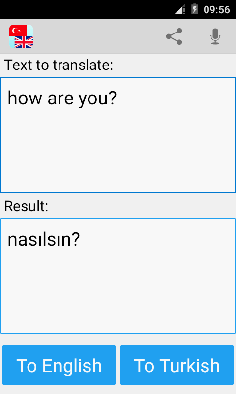 اسکرین شات 1 برنامه Turkish English Translator