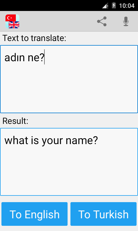 اسکرین شات 4 برنامه Turkish English Translator