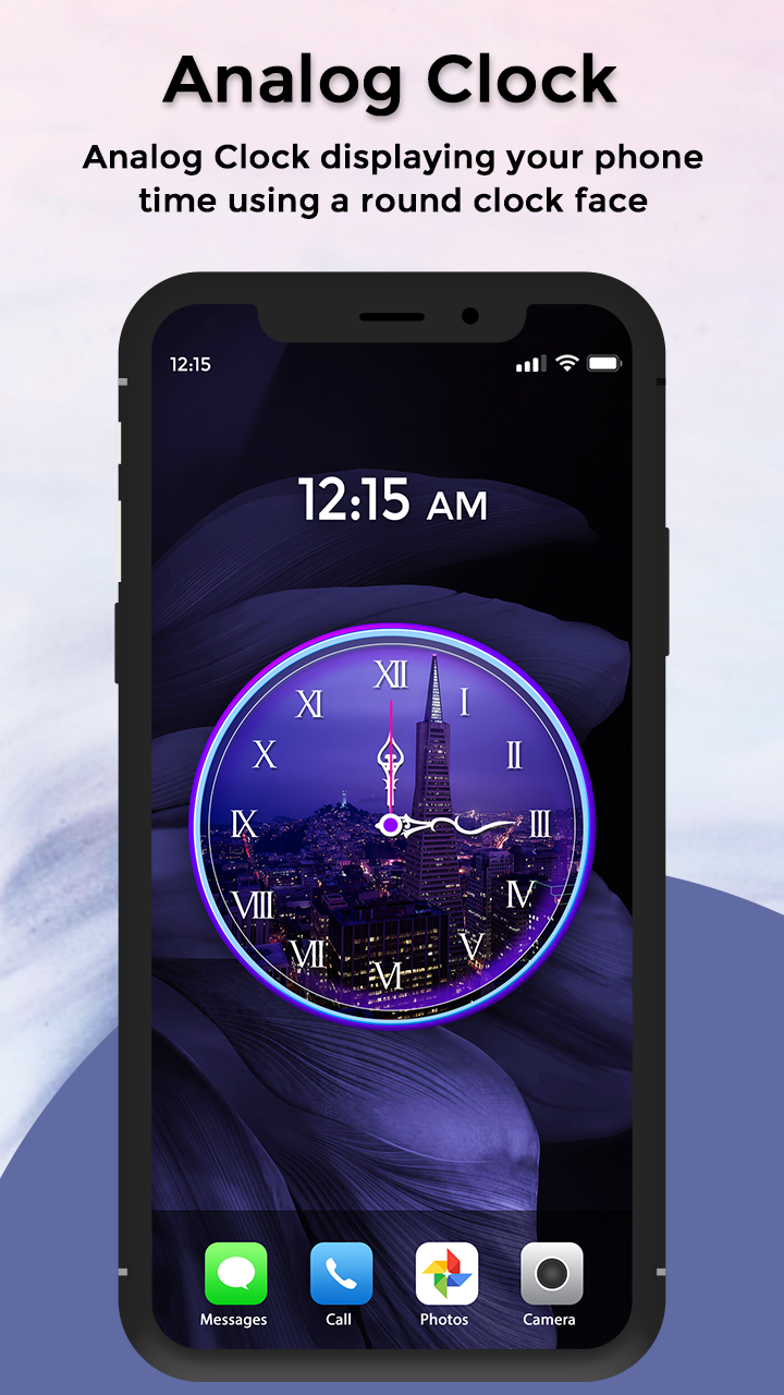 اسکرین شات 6 برنامه Digital Live Clock wallpaper