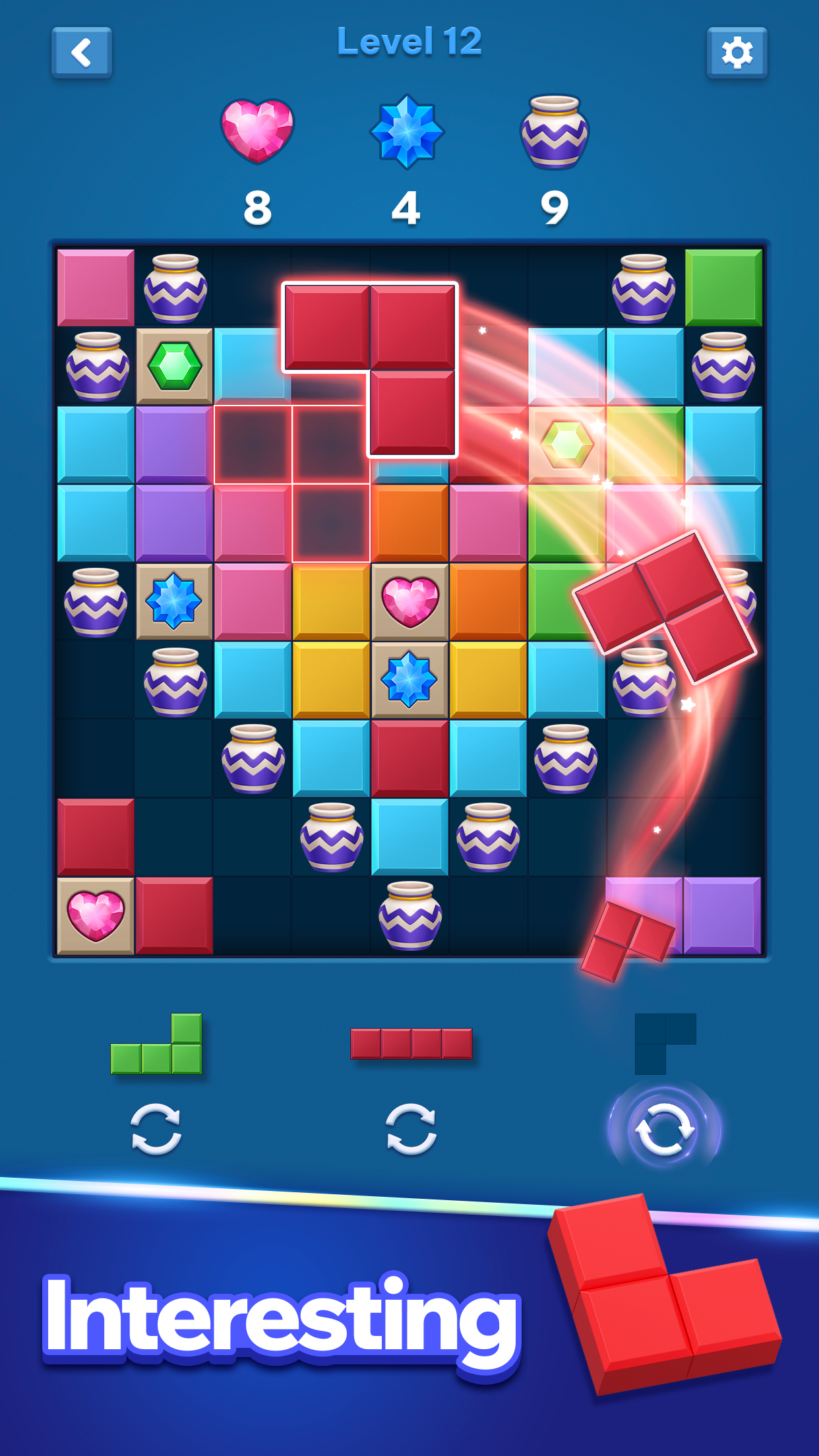 اسکرین شات 2 بازی Blockanza: Block Puzzle