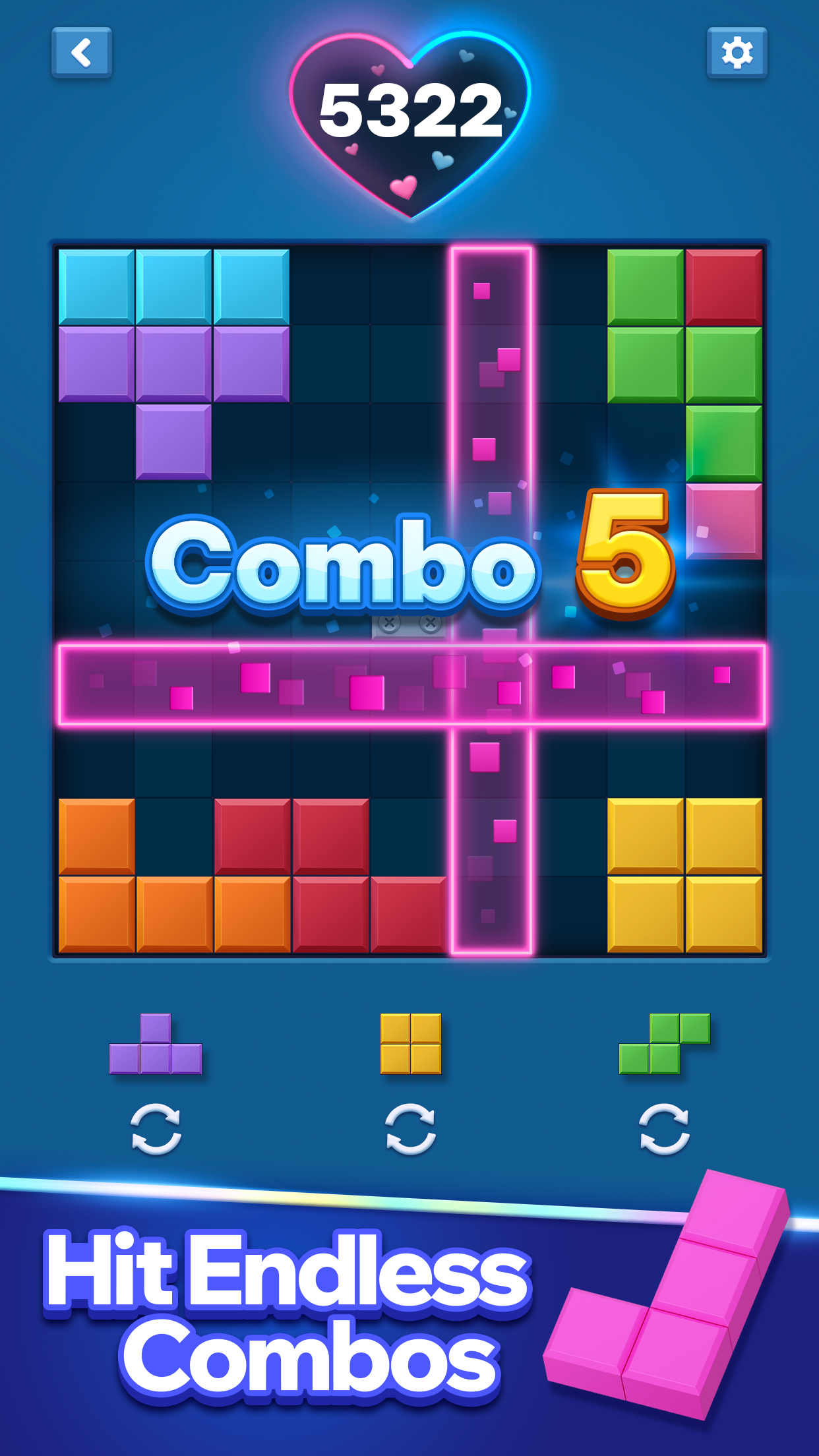 اسکرین شات 4 بازی Blockanza: Block Puzzle