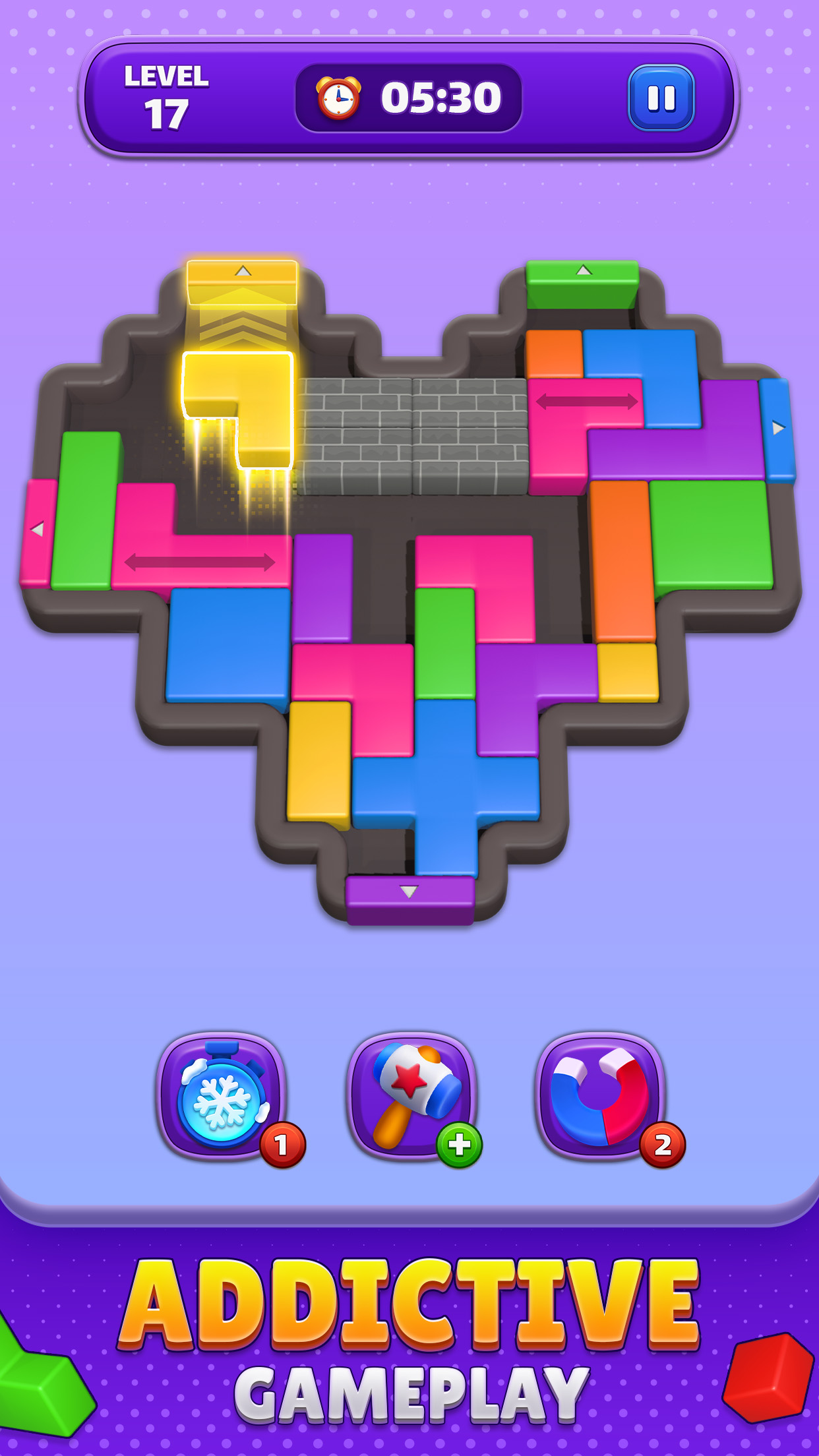 اسکرین شات 3 بازی Block Slider: Color Jam