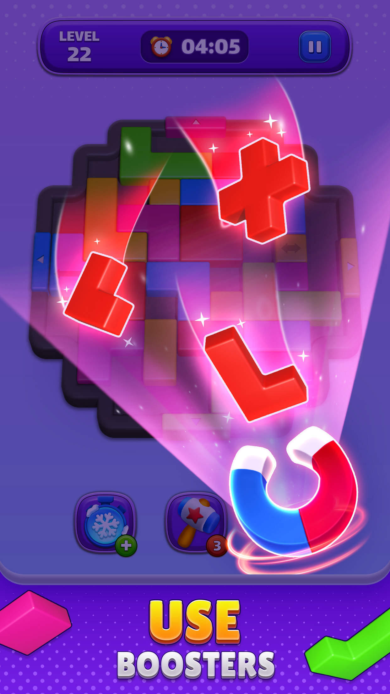 اسکرین شات 5 بازی Block Slider: Color Jam