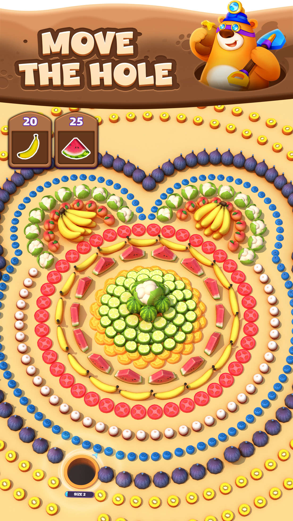 اسکرین شات 1 بازی Hole Em All: Collect Master