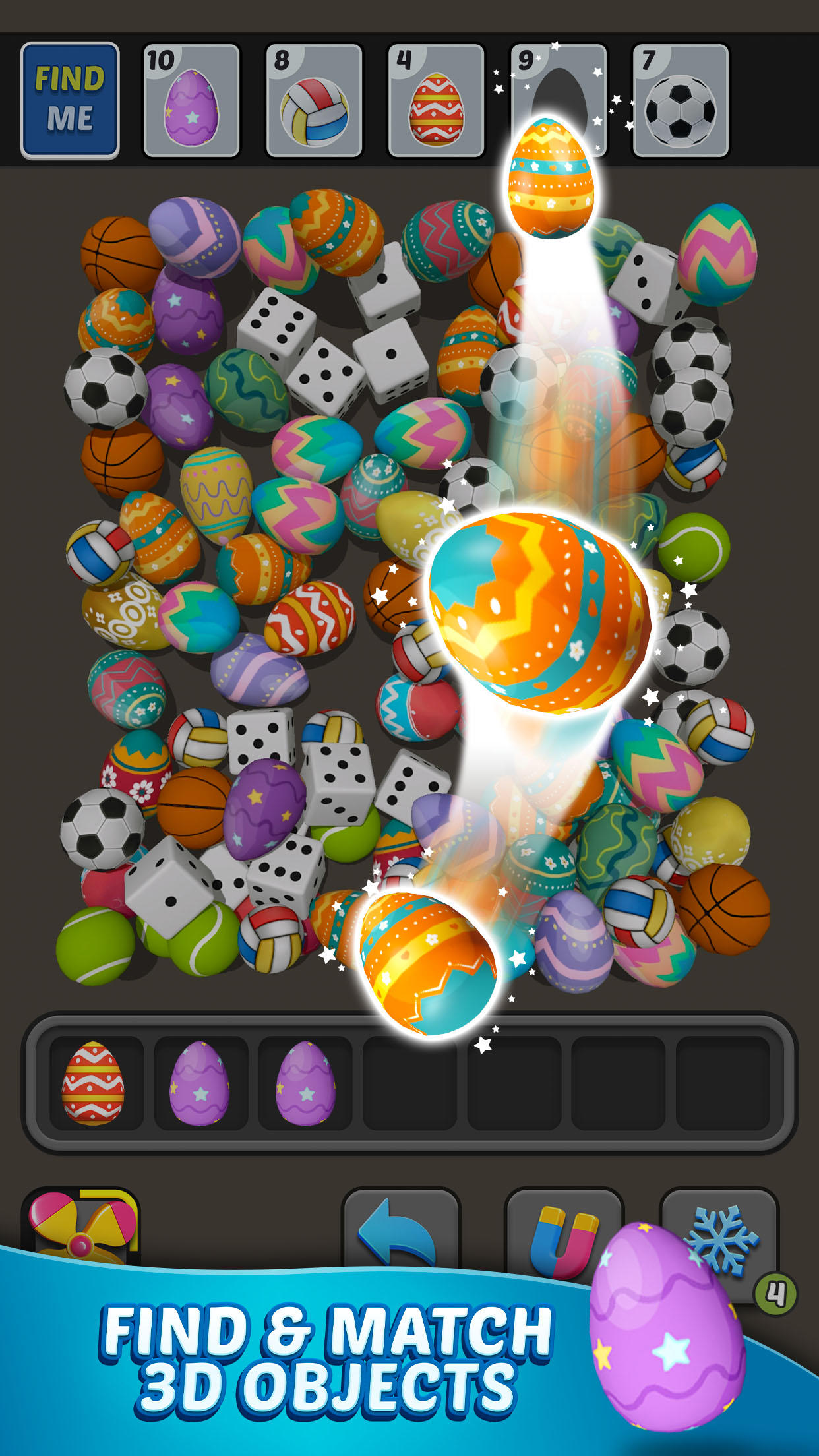اسکرین شات 1 بازی Triple Find - Match Triple 3D