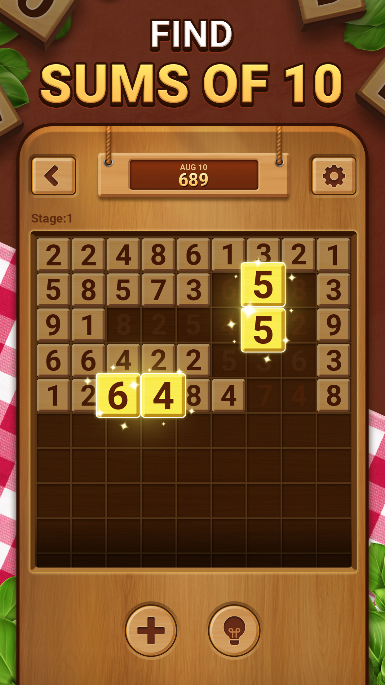 اسکرین شات 3 بازی Woodber - Classic Number Game